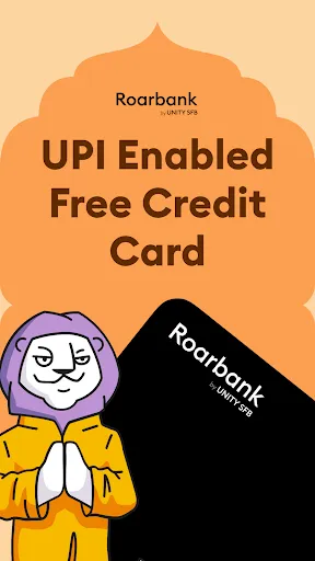 Скриншот 1 — Roarbank: Credit Card & UPI