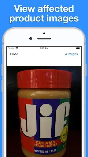Скриншот 2 — Food Recalls & Alerts