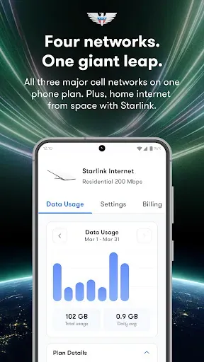 Скриншот 1 — US Mobile