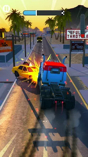 Скриншот 1 — Overtake Rush: Гонки и машины