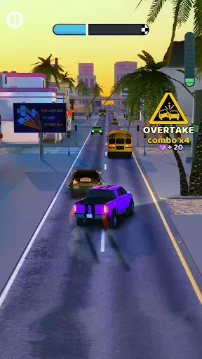 Скриншот 6 — Overtake Rush: Гонки и машины