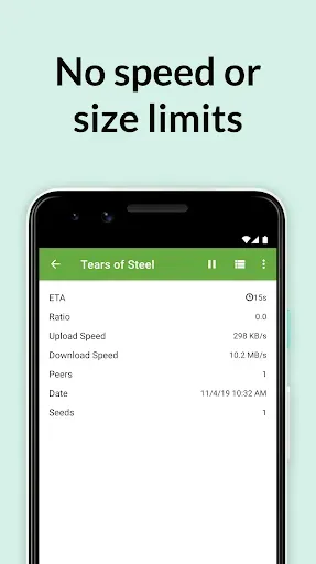 Скриншот 2 — µTorrent® - торрент-загрузчик