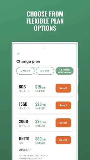 Скриншот 2 — Mint Mobile