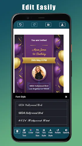 Скриншот 8 — Birthday Invitation Maker