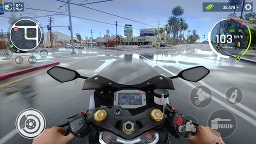 Скриншот 2 — Real Moto Driving Racing World