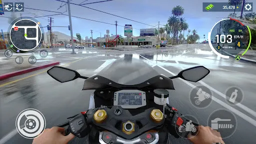 Скриншот 6 — Real Moto Driving Racing World
