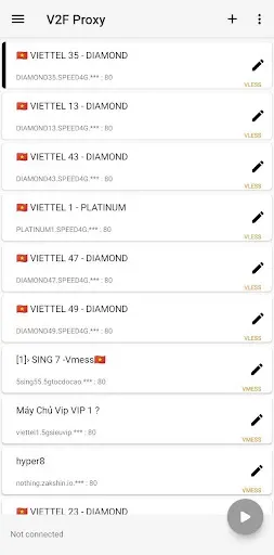 Скриншот 1 — V2F Proxy - Global proxy