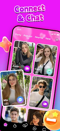 Скриншот 7 — HoyoChat-Video Calls & Chat