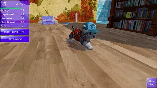 Скриншот 2 — Cute Pocket Cat 3D