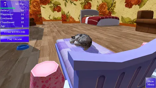 Скриншот 8 — Cute Pocket Cat 3D