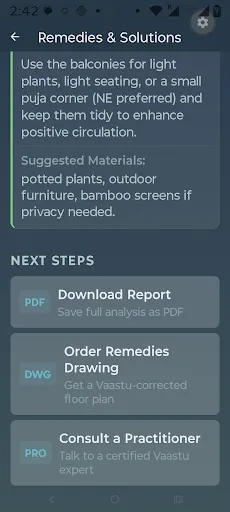 Скриншот 7 — Vaastu AI -Floor Plan Analyzer