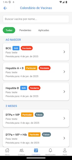 Скриншот 2 — VacinAPP Brasil