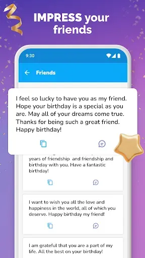 Скриншот 4 — Happy Birthday Wishes
