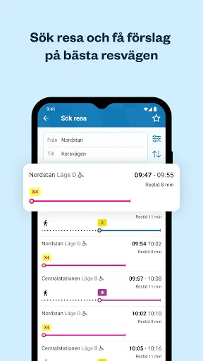 Скриншот 2 — Västtrafik To Go