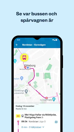 Скриншот 3 — Västtrafik To Go