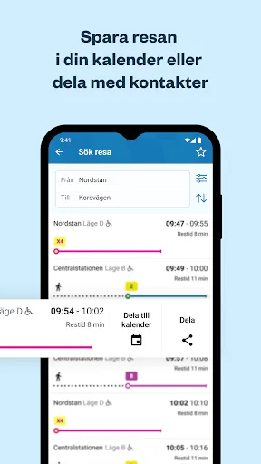 Скриншот 6 — Västtrafik To Go