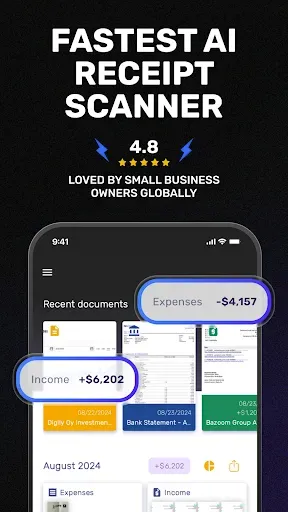 Скриншот 1 — SparkReceipt: Expense Scanner