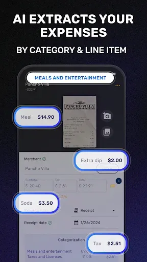 Скриншот 2 — SparkReceipt: Expense Scanner