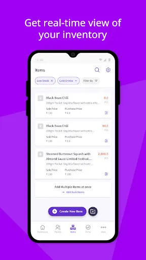 Скриншот 2 — myBillBook Invoice Billing App