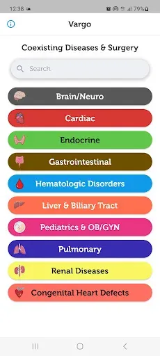 Скриншот 1 — Coexisting Diseases & Surgery