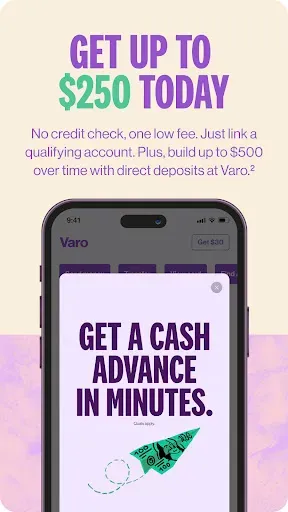Скриншот 2 — Varo Bank: Online Banking