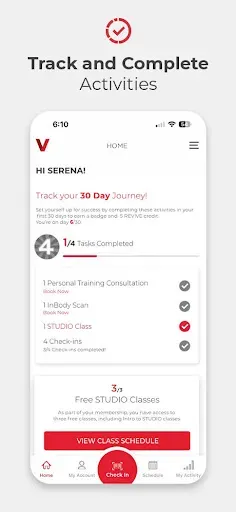 Скриншот 2 — VASA Fitness