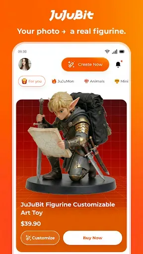 Скриншот 1 — JuJuBit: AI Custom 3D Shop
