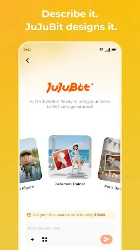 Скриншот 2 — JuJuBit: AI Custom 3D Shop
