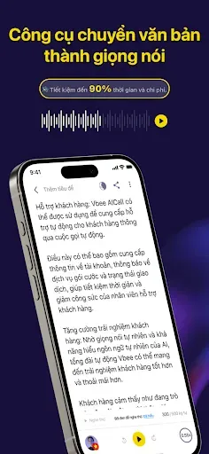 Скриншот 1 — Vbee AIVoice - Text To Speech
