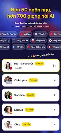 Скриншот 2 — Vbee AIVoice - Text To Speech