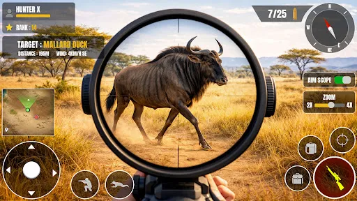 Скриншот 1 — Wild Animal Sniper Shooting 3D
