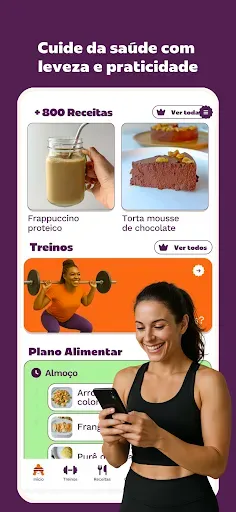 Скриншот 1 — Superela: Exercícios, Receitas