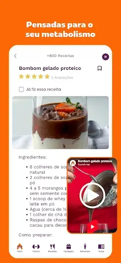 Скриншот 6 — Superela: Exercícios, Receitas