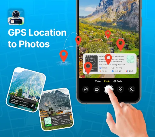 Скриншот 1 — GPS Photo with Location