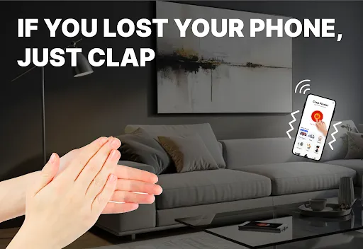 Скриншот 1 — Whistle & Clap Find Phone