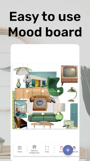 Скриншот 1 — MoodBoard maker - HomeBoard