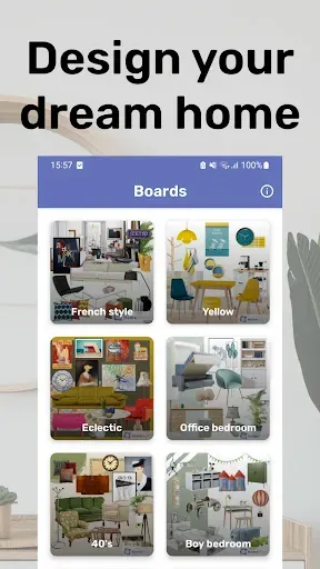 Скриншот 3 — MoodBoard maker - HomeBoard