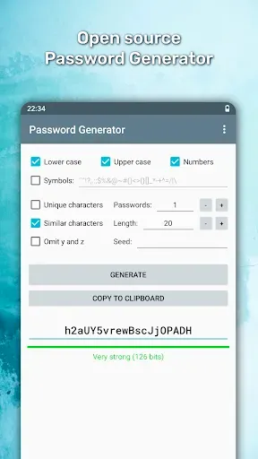 Скриншот 1 — Password Generator