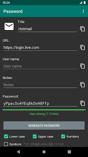 Скриншот 3 — Password Master