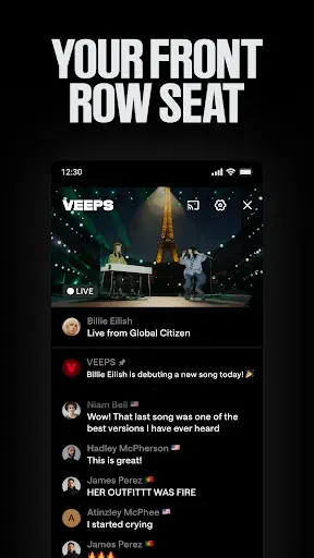 Скриншот 2 — Veeps: Watch Live Music