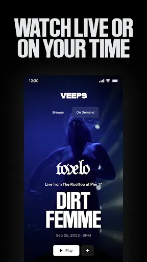 Скриншот 5 — Veeps: Watch Live Music