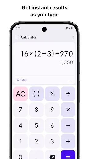 Скриншот 1 — Calculator