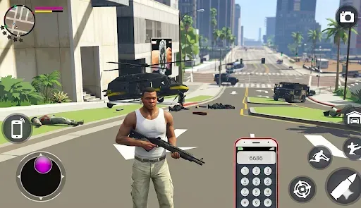 Скриншот 1 — Miami Crime Gangster Simulator