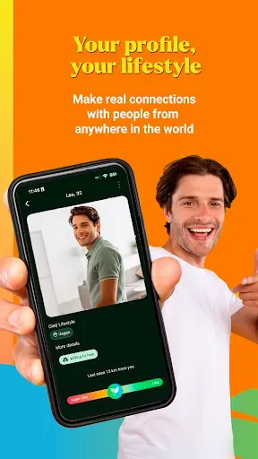 Скриншот 4 — Veggly – Vegan Dating App