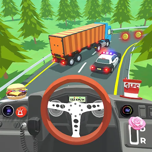 Скриншот 1 — Vehicle Drive Masters Car Game