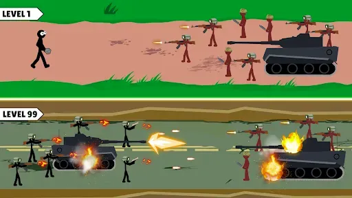 Скриншот 5 — Clash of Stickman: Evolution