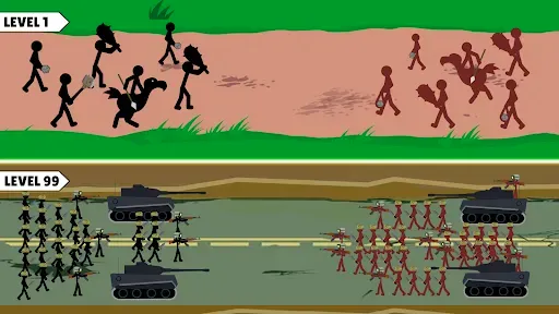 Скриншот 8 — Clash of Stickman: Evolution