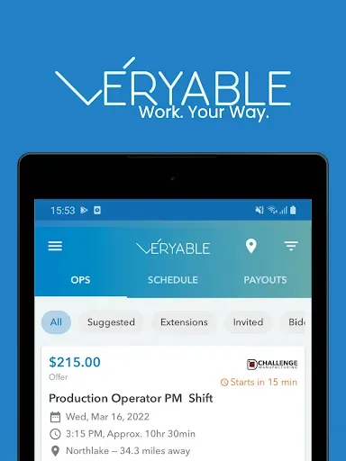 Скриншот 8 — Veryable: Work. Next Day Pay