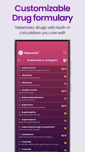 Скриншот 3 — Vetpocket: Vet Drug Calculator