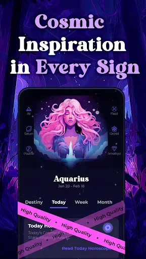 Скриншот 2 — Zodiac & Horoscope: CosmicVibe